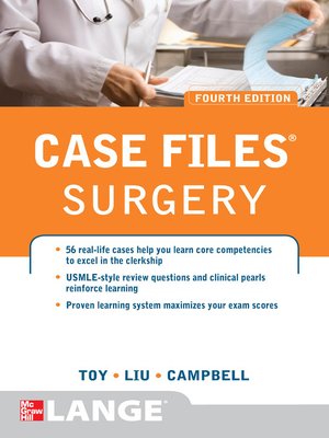 cover image of Case Files Surgery
